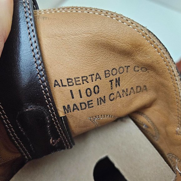 29. Cowboy (girl) boots. Brown shark leather. Size 10.5 D - Picture 11 of 11